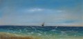 Ivan Aivazovsky naviguant dans la mer Paysage marin